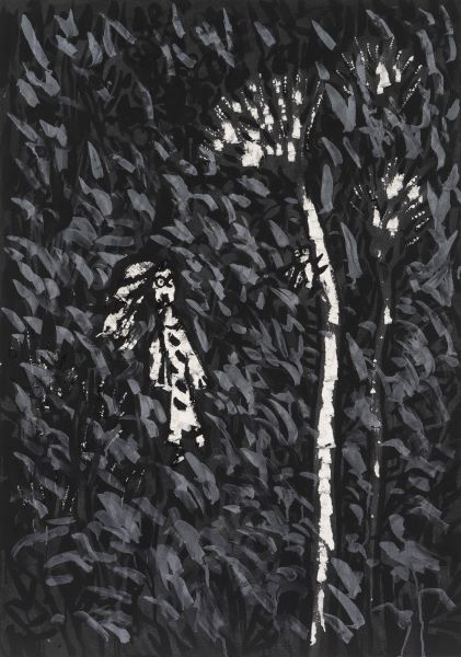 [2007] Flowr Flutter, Acrylic...on paper, 100x71cm